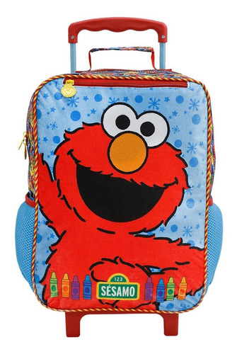 Mochila Rodinha Infantil Vila Sésamo 14 Xeryus 7681