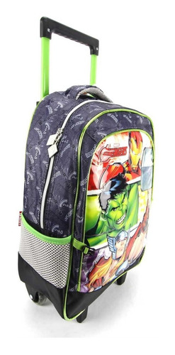 Mochila De Rodinha Vingadores Marvel E Lancheira Xeryus 7080