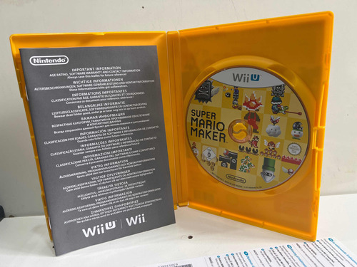 Super Mario Maker Europeu Nintendo Wii U Semi Novo (Recondicionado)