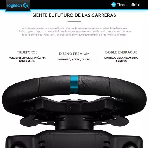  Logitech G923 - Volante con palanca de cambios Driving Force y  pedales para Xbox X/S, Xbox One y PC, con cubierta de volante de cuero  genuino : Videojuegos