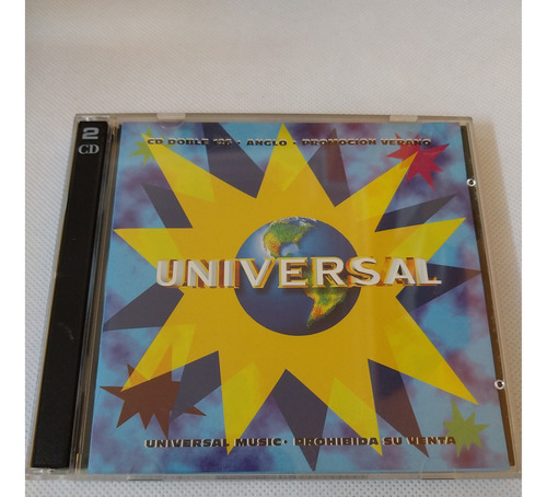 Cd Universal Promocion Verano 2 Discos Compilado Original 