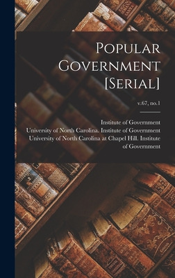 Libro Popular Government [serial]; V.67, No.1 - Institute...