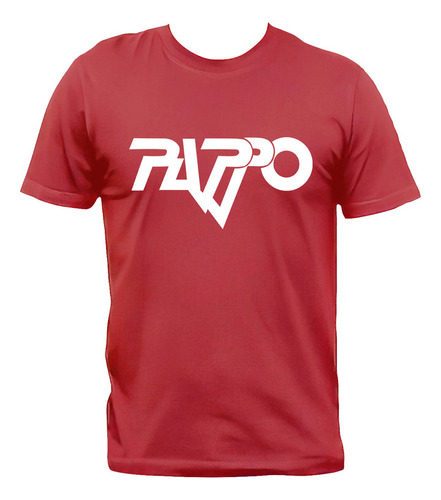 Remera Pappo Logo Riff Rock Nacional Algodón Premium