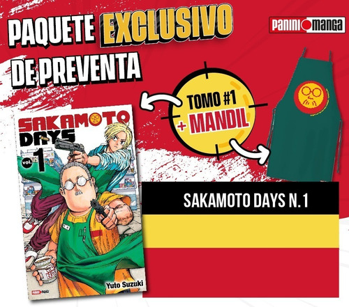 Sakamoto Days 1 Manga Panini Español