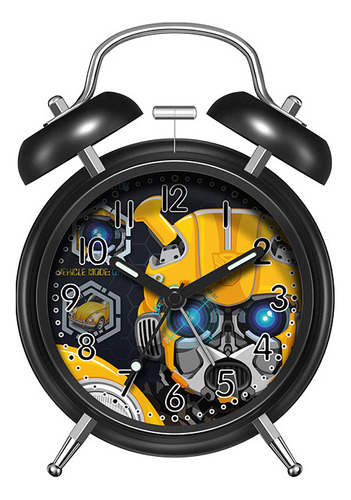 Reloj Despertador Pequeño Transformers Silent Boy