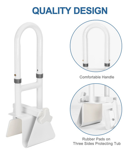 Barras De Apoyo Para Bañeras Y Duchas Ajustable Agarre