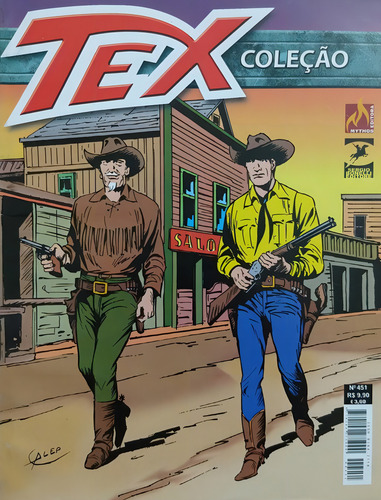 Tex: Topeka!, De Claudio Nizzi. Série Tex, Vol. 451. Editora Mythos, Capa Mole, Edição 451 Em Português, 2018