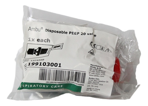 Válvula Desechable Ambu Peep 20