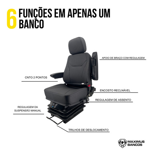 Banco Pa Carregadeira A Ar Eletrop 24v Valtra Case Cat John