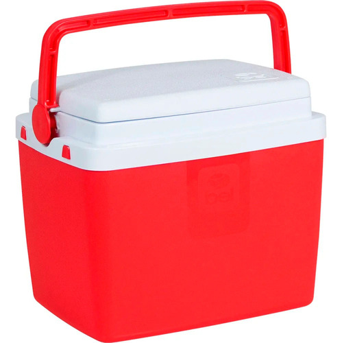 Caixa Térmica 6 Litros Cooler Diversas Cores Bel Cor Vermelho