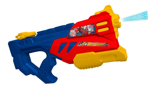 Spiderman Magnum Water Ametralladora Pistola De Agua Ditoys