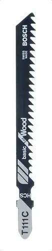 Hoja Sierra Caladora X 5 Uni Para Madera Blanda Bosch T111c