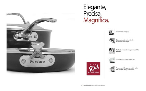 Imagen 8 de 10 de Batería De Cocina Perdura, Línea Aniversario 18 Piezas