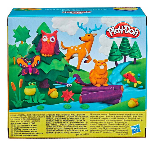 Play-doh Colorido Jardín Set De 9 Latas De Masa Para Moldear