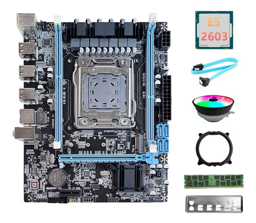 Placa Base X79 V389+cpu E5 2603+ddr3 Rec 4 Gb 133 Mhz Ram+f