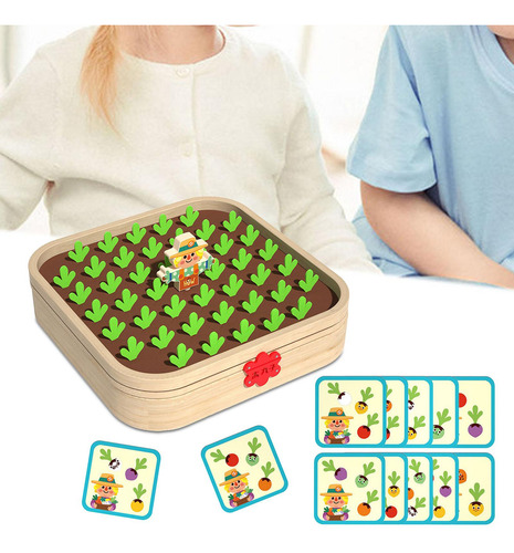 Juguete Montessori, Juego De De Zanahorias, Juego De Memoria