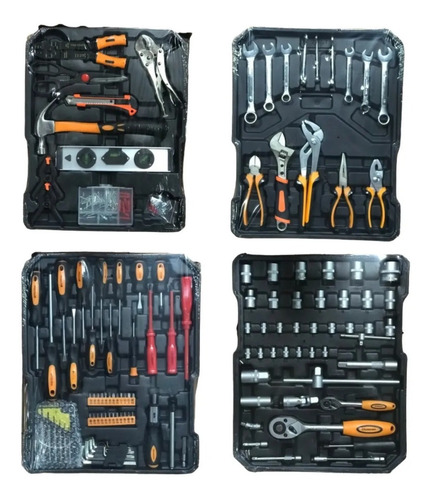 Maletín Portátil Caja Set De Herramientas Lusqtoff 245pz