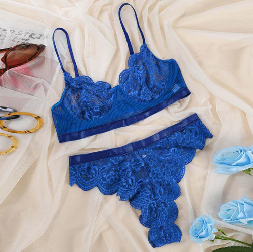 Sujetador Inalámbrico De Encaje Sexy Para Mujer Con Cintura
