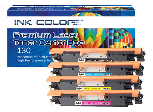 4 Toner Genérico Para 130 Laserjet Pro M176 M176n M177fw  