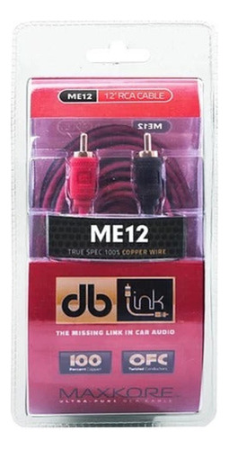 Cable Rca Db Link Me12 - 3.66 Mtrs Db Drive 100 Cobre Libre 