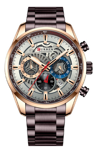 Reloj De Cuarzo Curren 8391 Con Correa De Acero Para Hombre