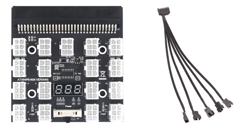 Cable Adaptador De Ventilador De 15 Pines A 5 Pines Y Placa