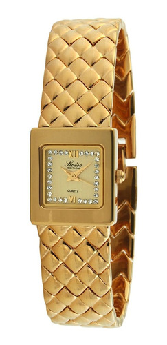 Reloj Mujer Swiss Ed Se3817 Cuarzo Pulso Dorado Just Watches