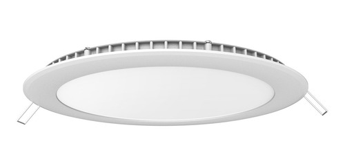 Imagen 1 de 4 de Panel Led Empotrable Redondo 12w 6500k Multivoltaje Luminika