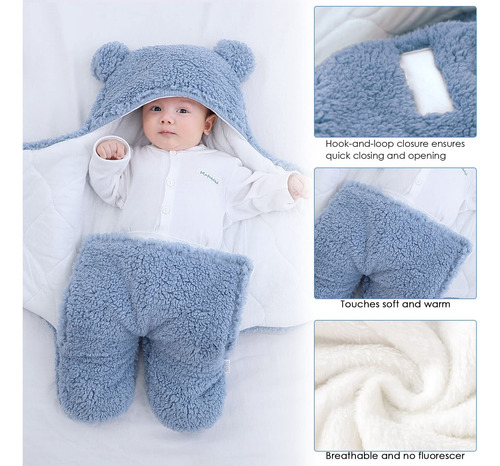 Manta De Felpa Para Bebé Recién Nacido, Cobija De Bebe Suave
