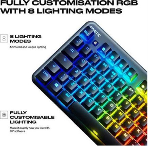 Fnatic Ministreak Teclado Mecánico Juegos Tkl Rgb Con Led Mx