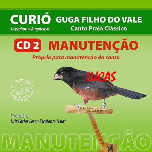 Cd Curió Guga Filho Do Vale, Selo Verde Manutenção De Cantos