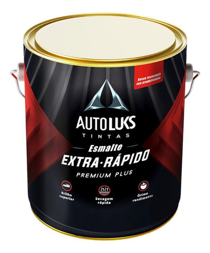 Tinta Esmalte Sint. Preto Chassis Semi Brilho 3,6l Autoluks