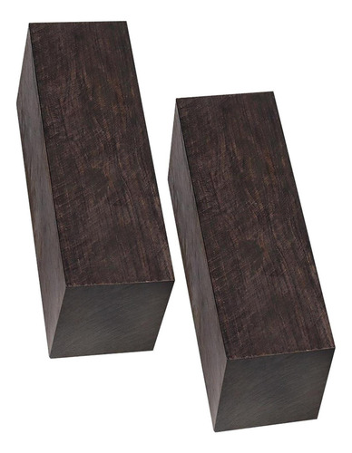 12x4x5 Cm Madera De Ébano Negro, Madera De Ébano Negro