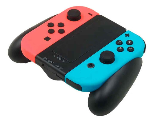 Grip Cargador Para Joycons Nintendo Switch 2000mah