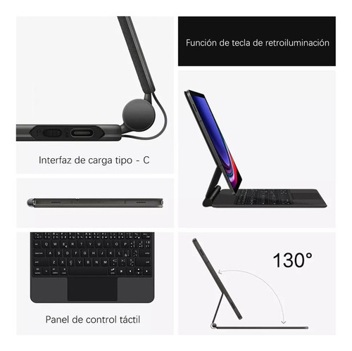 Teclado Mágico Para Samsung Galaxy Tab S10 S9 S8 Ultra 14.6