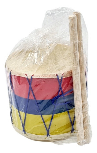 Tambor Cuero # 1 Infantil Colombia Juguete Musical Niño Niña