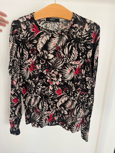 Sweater Hombre Replay Estampado Talle M No Hugo Boss Polo (Usado)