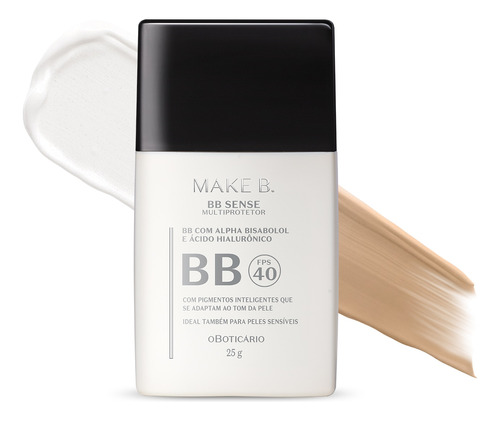 O Boticário Make B. Sense Cor 2 Bb Cream Fps 40 25g