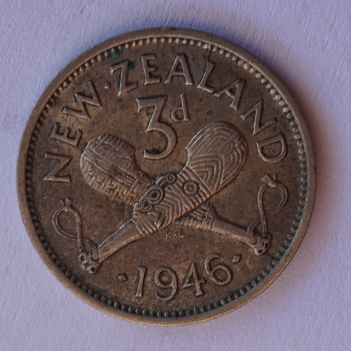 3 Pence - 1946 - Nueva Zelanda