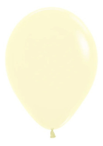 Globos Sempertex #12 C/50 Fashion Pastel Elige Color Sem1x1 Color Amarillo Pastel Mate