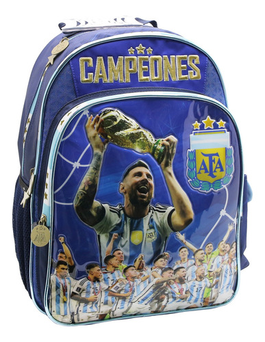 Mochila Escolar Espalda 16'' Afa Argentina Campeon Jeg Af013