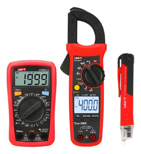 comprar Uni-t Pinza Amperometrica 202+ Multimetro 33c+ Detector 12s