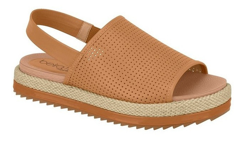 sandália beira rio espadrille caramelo