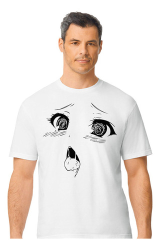 Ahegao - Ojos - Boca - Anime - Polera