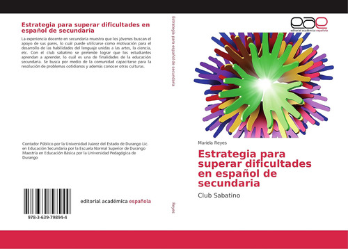 Libro: Estrategia Para Superar Dificultades En Español De Se