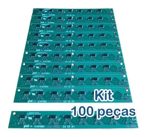 100 Placas Poe Reverso Sw Intelbras Sf800q+ E Re115 C/ Diodo