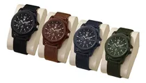 Comprar Lote De 4 Relojes Colores Surtidos Para Hombre Tipo Militar Verde Azul Café Negro Verde Azul Café Negro Verde Azul Café Negro