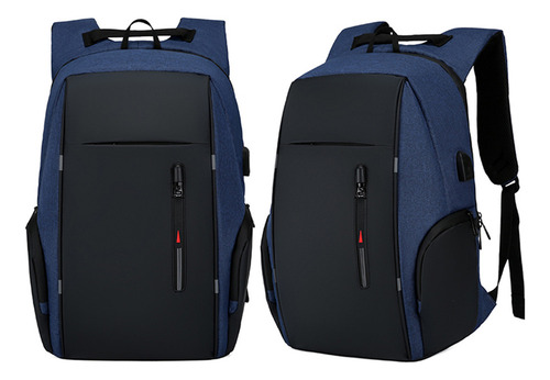 Mochila Portátil Para Portátil De 17 Pulgadas Con Puerto Usb
