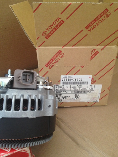 Diodera Con Bobina Alternador Toyota Hilux 2.7 Hiace Origina