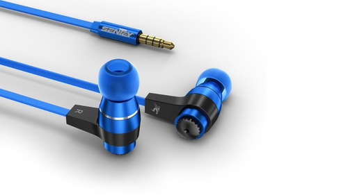 Auriculares Sentey Earbud Oryon Blue Ls-4217 Microfono Gamer